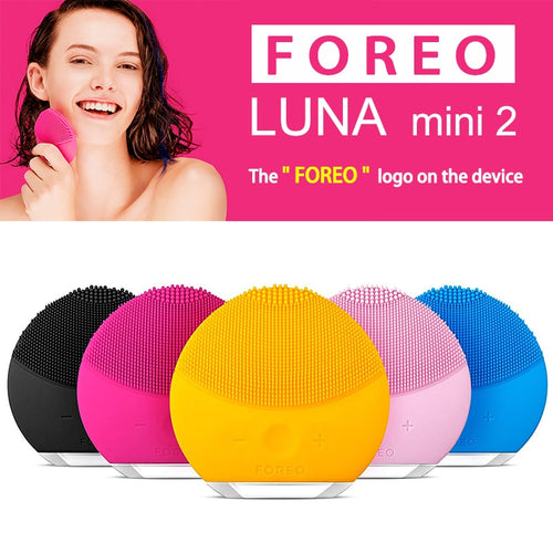 Foreoing Luna Mini 2 limpieza facial cleansing brush Remove Blackhead Pore Cleanser Waterproof Silicone face brush cleansing